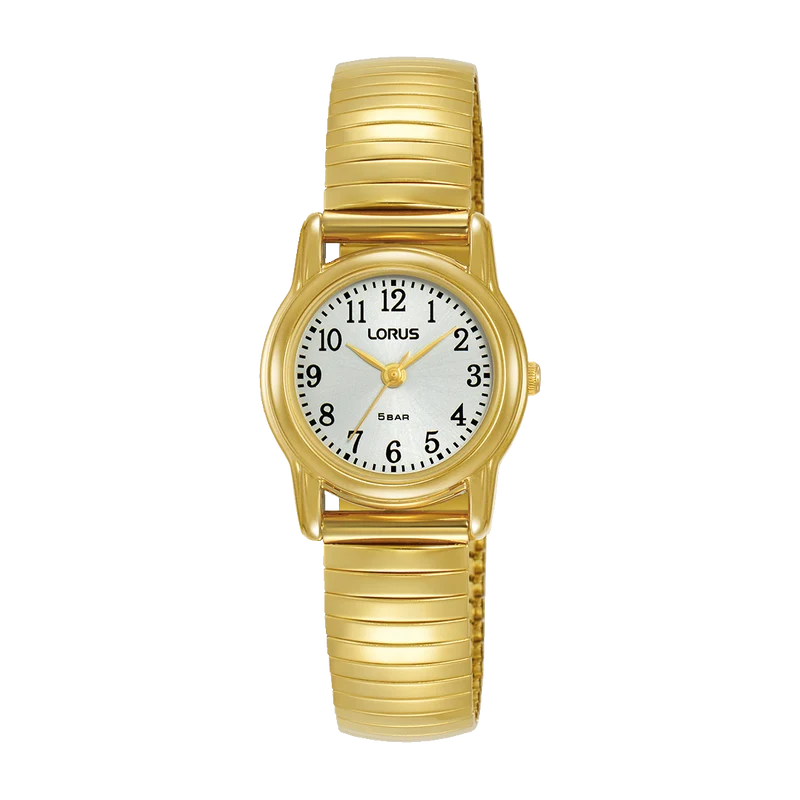 Lorus Classic RRX34HX9 Damenuhr Weiß • Mineralglas • Zugband