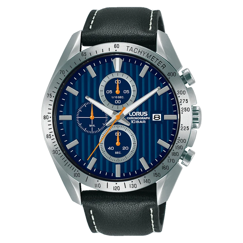Lorus Sports RM311HX9 Herren Armbanduhr Dunkelblau • Chronograph • Mineralglas