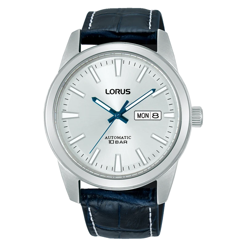 Lorus Classic RL499BX9 Herrenuhr Silberweiß • Automatikwerk • Mineralglas
