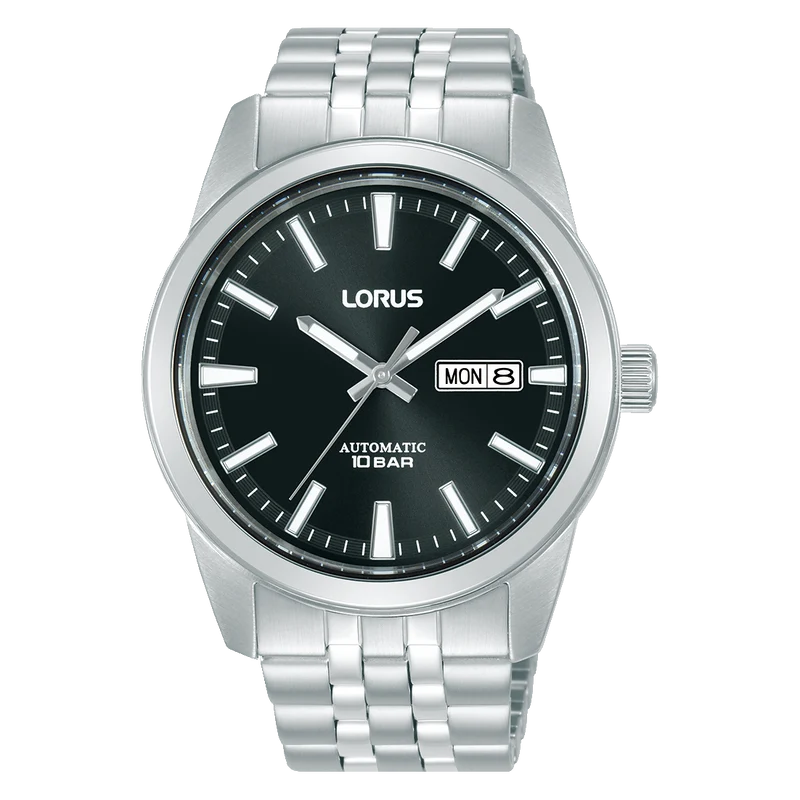 Lorus Classic RL491BX9 Herrenuhr Schwarz • Automatikwerk • Mineralglas