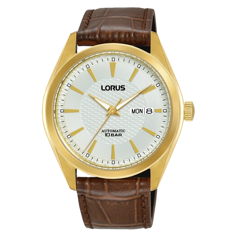 Lorus Classic RL490BX9 Herrenuhr Automatik Silber • Mineralglas • Automatikwerk