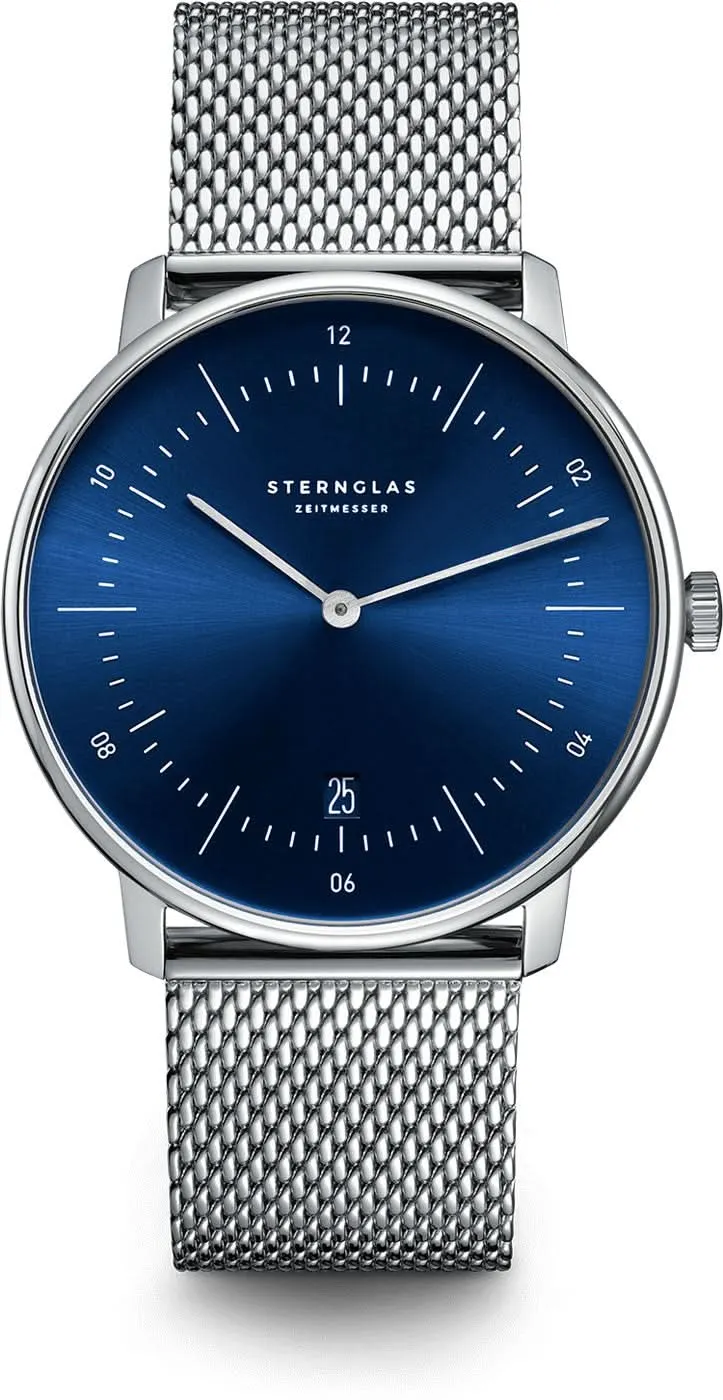 Sternglas Naos S01-NA06-MI04 Herrenuhr • Bauhaus-Design • Saphirglas