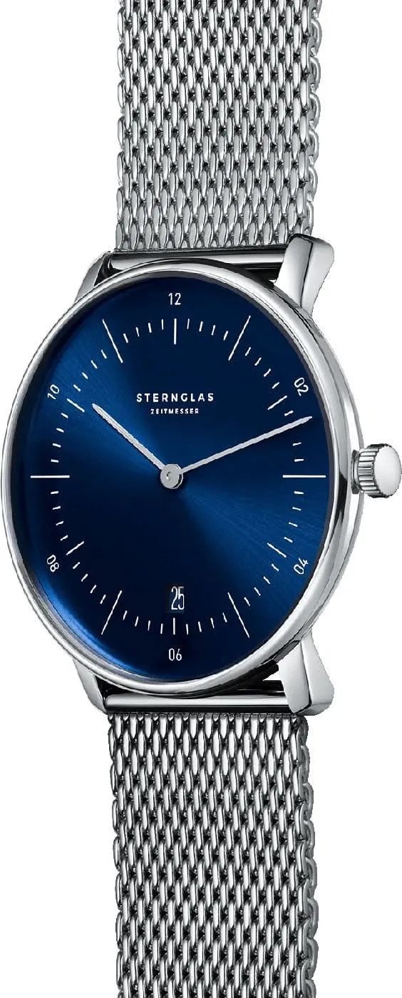Sternglas Naos S01-NA06-MI04 Herrenuhr • Bauhaus-Design • Saphirglas