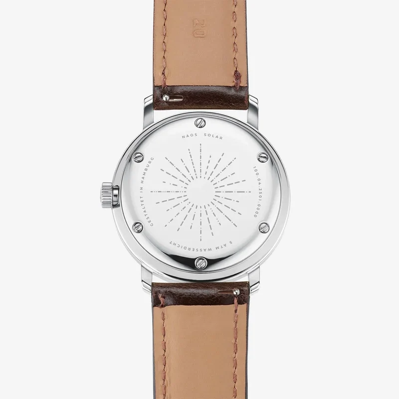 Sternglas Hamburg s01-hh10-vi11 Herrenuhr • Bauhaus-Design • Saphirglas