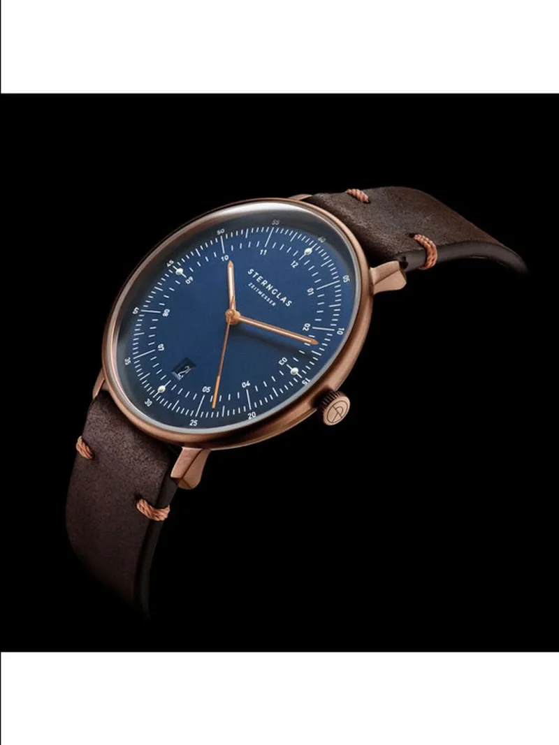 Sternglas Hamburg S01-HH27-VI17 Herrenuhr • Saphirglas • Bauhaus-Design