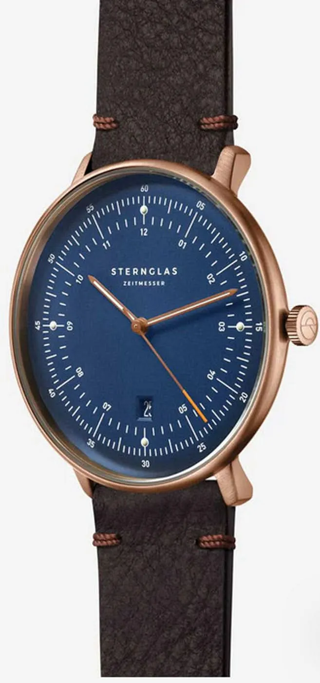 Sternglas Hamburg S01-HH27-VI17 Herrenuhr • Saphirglas • Bauhaus-Design