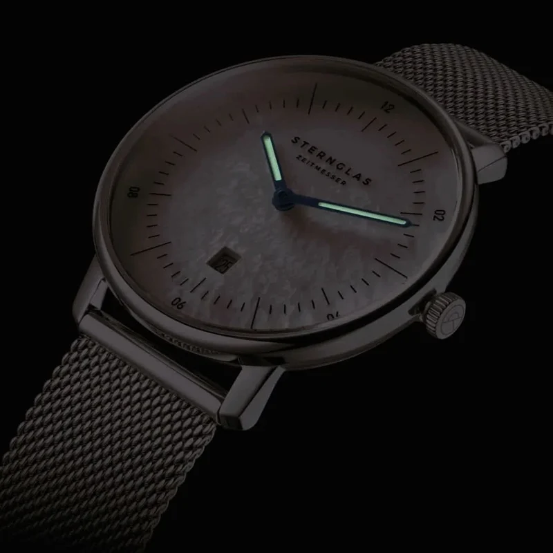 Sternglas Naos XS S01-NDP01-MI01 Damenuhr • Bauhaus • Saphir