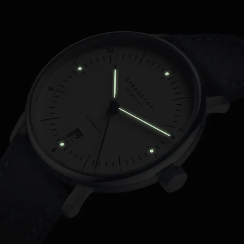 Sternglas Naos Pro S02-NP26-BR02 Herrenuhr • Bauhaus-Design • Saphirglas