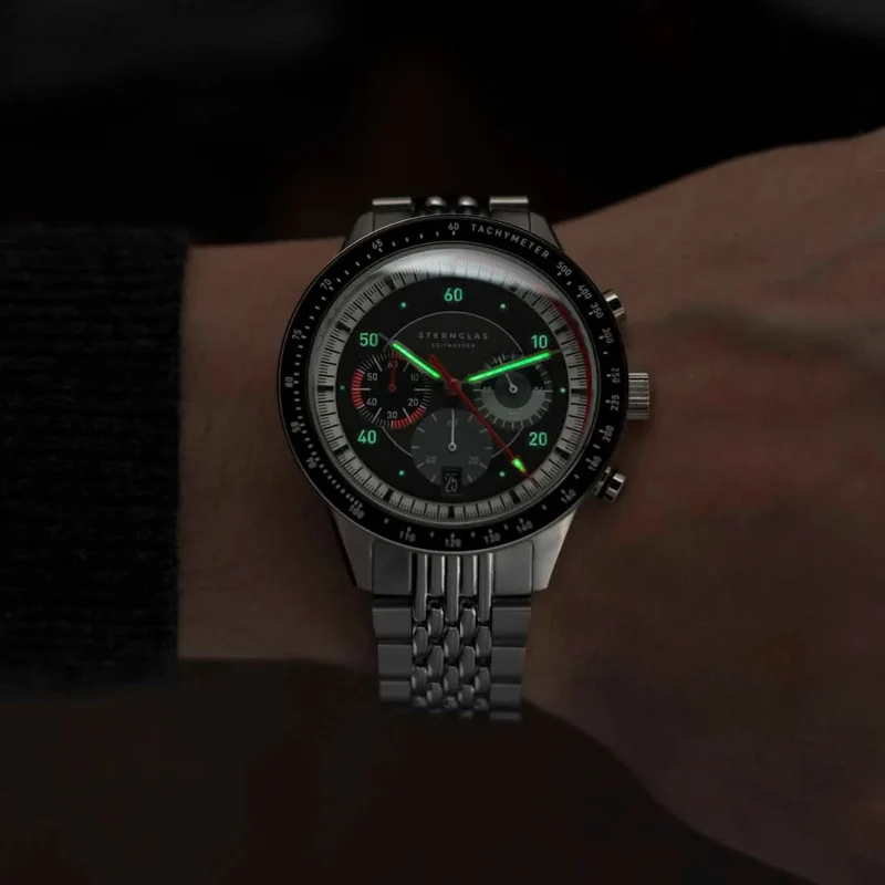 Sternglas Taiga s01-tm03-ka04 Herrenuhr • Bauhaus • Saphirglas