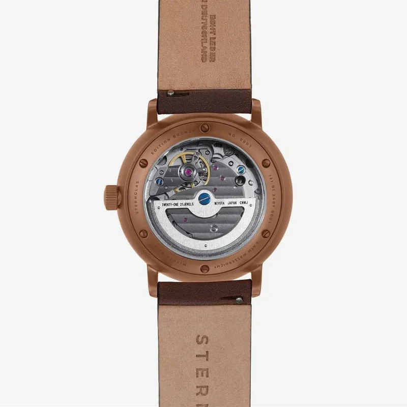 Sternglas Lumatik S02-LMR19-NY07 Herrenuhr • Bauhaus-Design • Saphirglas