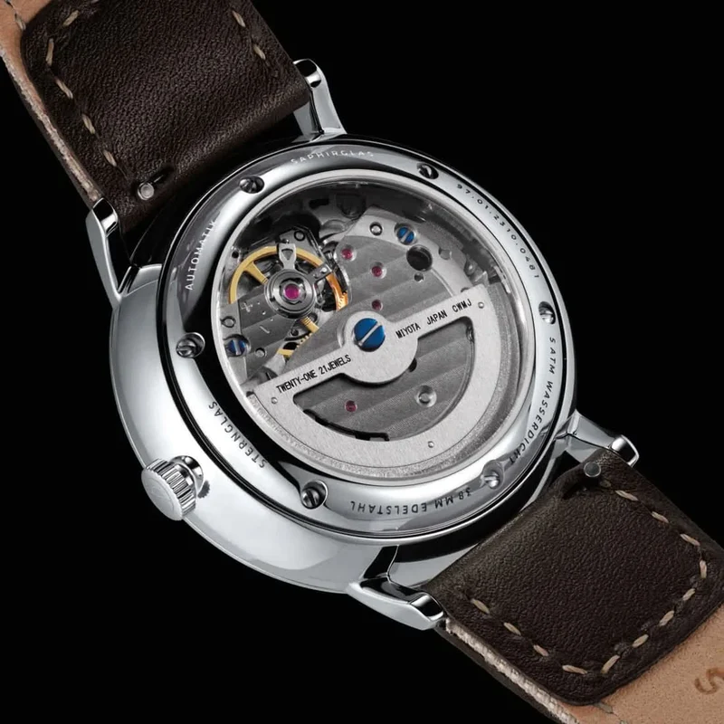 Sternglas Lumatik S02-LM26-NY06 Unisex-Uhr • Bauhaus-Design • Saphirglas