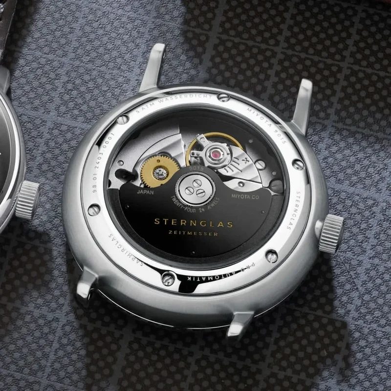 Sternglas Naos Pro S02-NP11-BR02 Herrenuhr • Preisgekröntes Bauhaus-Design • Kratzfestes Saphirglas