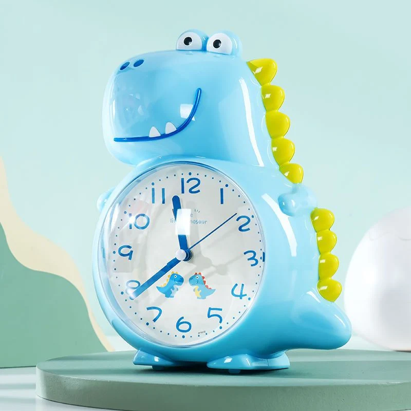 Blauer Dinosaurier Wecker für Kinder