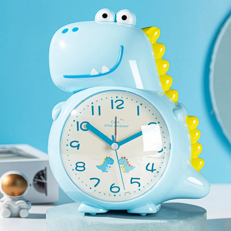 Blauer Dinosaurier Wecker für Kinder
