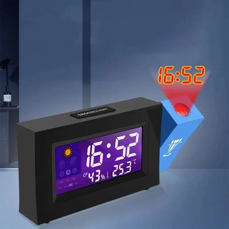 Projektionswecker mit Temperaturanzeige