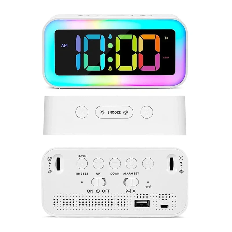 Digitaler Lichtwecker mit RGB-Licht