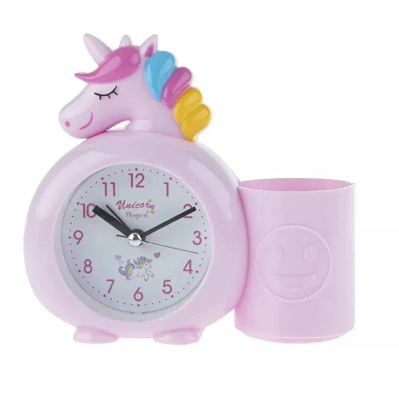 Einhorn Wecker mit Stiftehalter für Mädchen