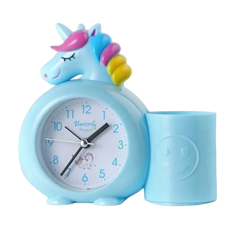 Kinderwecker Einhorn mit praktischem Stifthalter