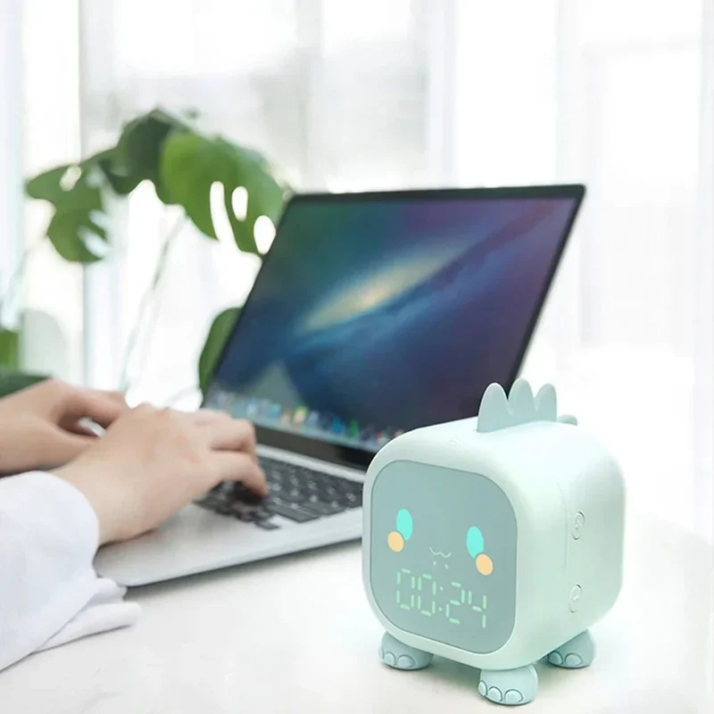 Digitaler Dino Wecker für Kinderzimmer