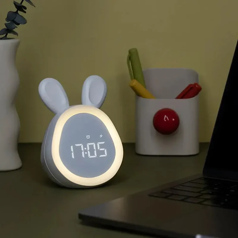Kinderwecker Hase mit dimmbarem Licht