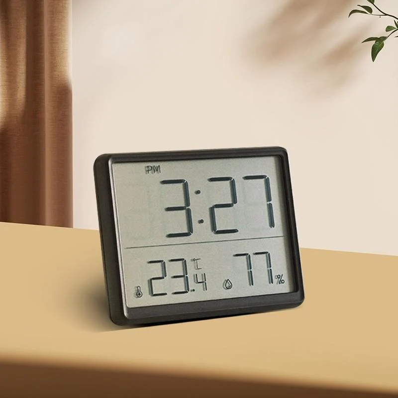 Flacher digitaler Reisewecker mit Alarm