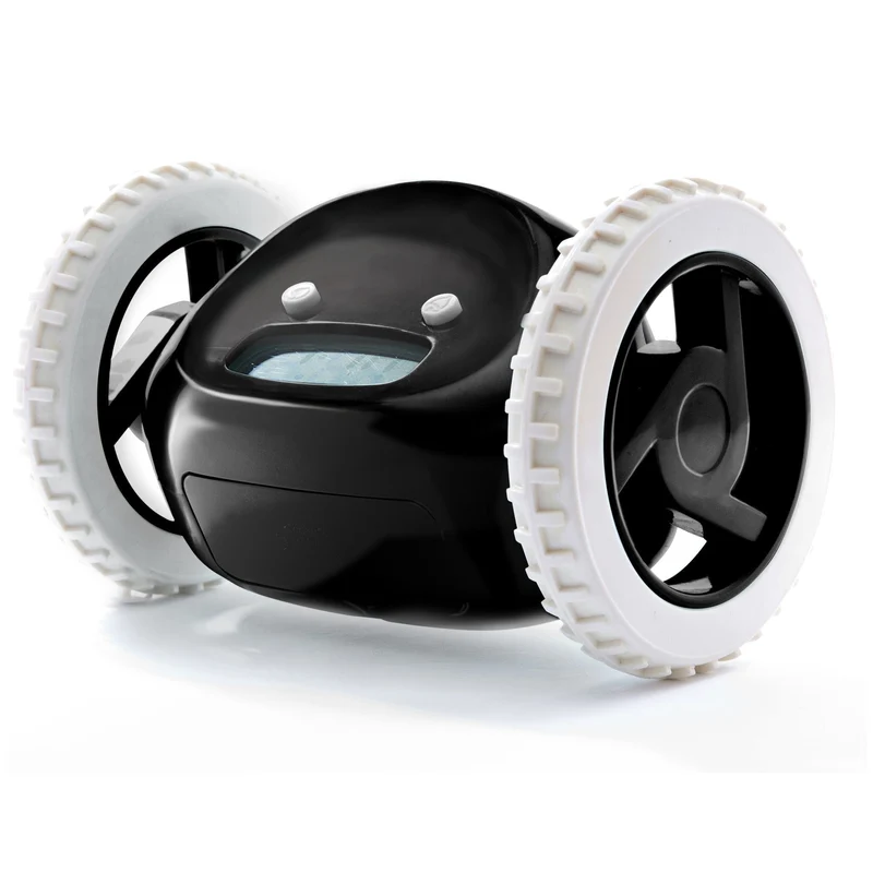 Clocky Black - Alarm clock on wheels