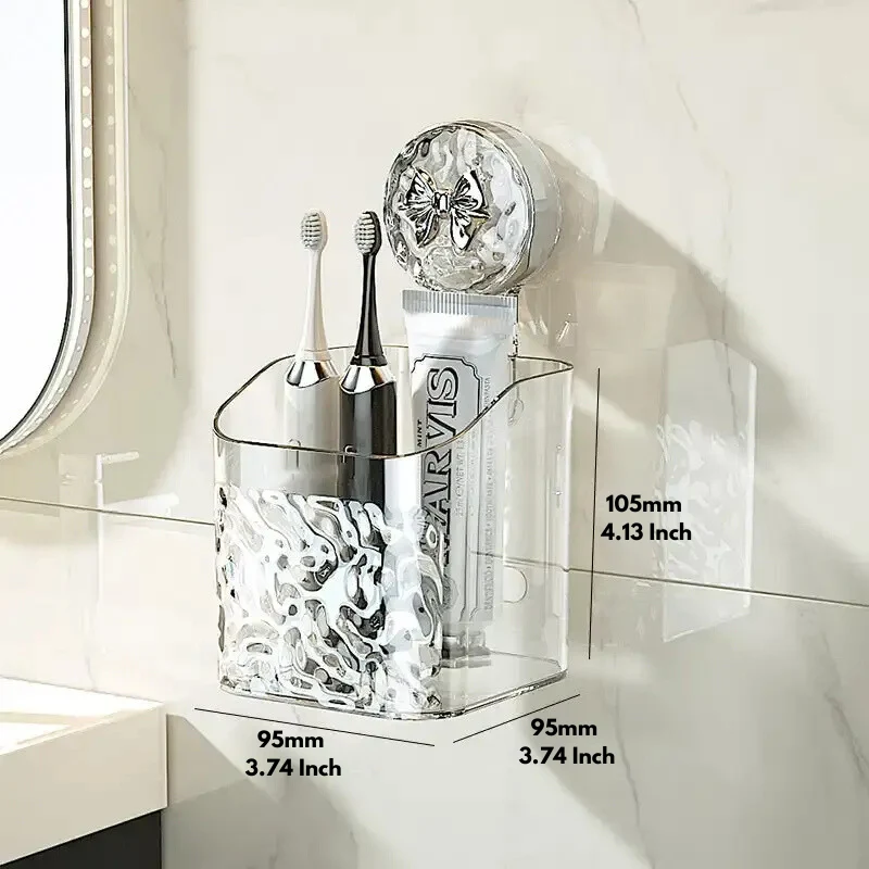 Badkamer Wandrekje met Zuignappen Boorvrij Monteren Doucherekje Shampoo Houder Douche Organizer Opbergrek | Sansoti