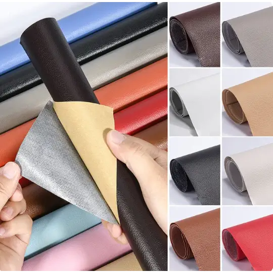 Zelfklevende Leerreparatieset 50x138cm Waterbestendig Voor Meubels Auto Tassen Banken Stoelen Interieur | Sansoti