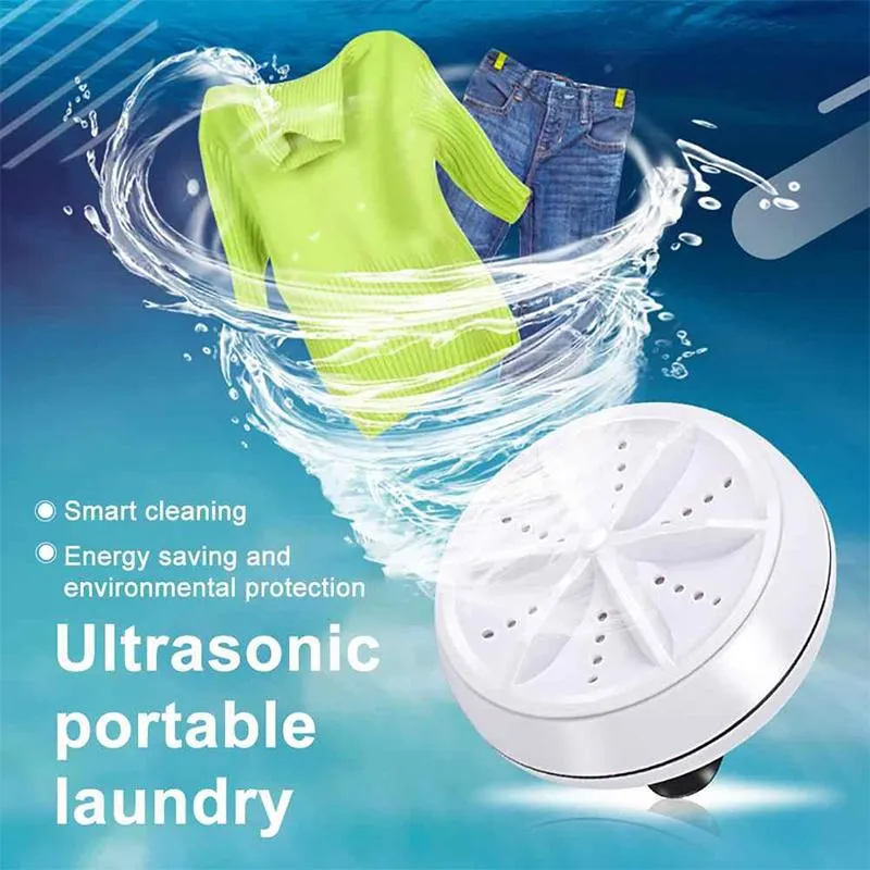 Compact Ultrasoon Reinigingsapparaat USB Multifunctioneel voor Keuken Camping Reizen Draagbaar Gemakkelijk | Sansoti