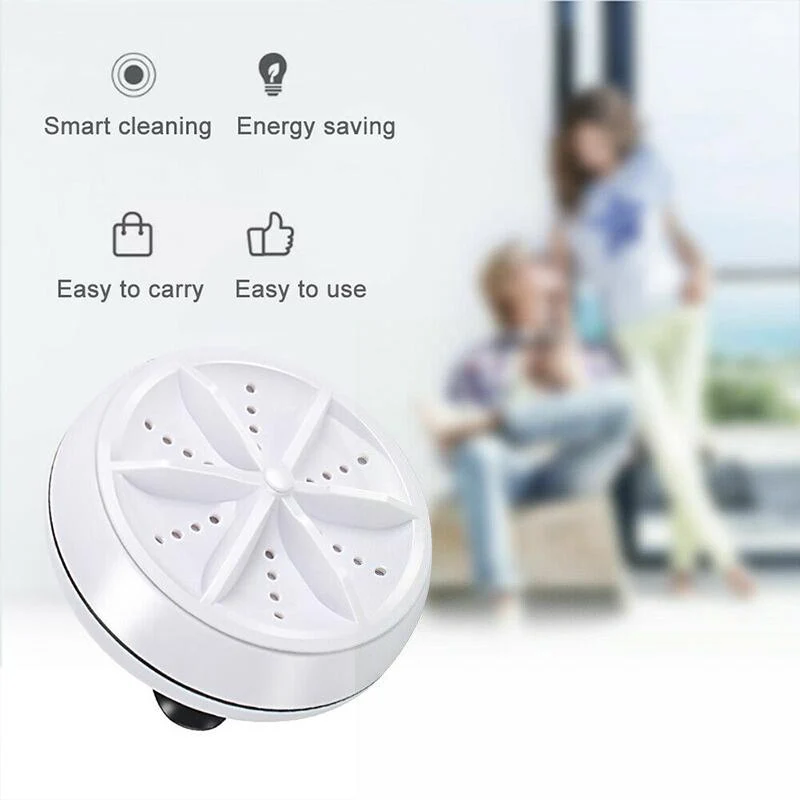Compact Ultrasoon Reinigingsapparaat USB Multifunctioneel voor Keuken Camping Reizen Draagbaar Gemakkelijk | Sansoti