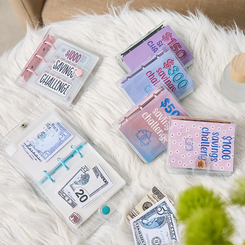 Herbruikbaar Spaarbinder Systeem Budget Planner Vinyl Zakgeld Huishoudboekje Financiële Doelen Organiseren A6 | Sansoti