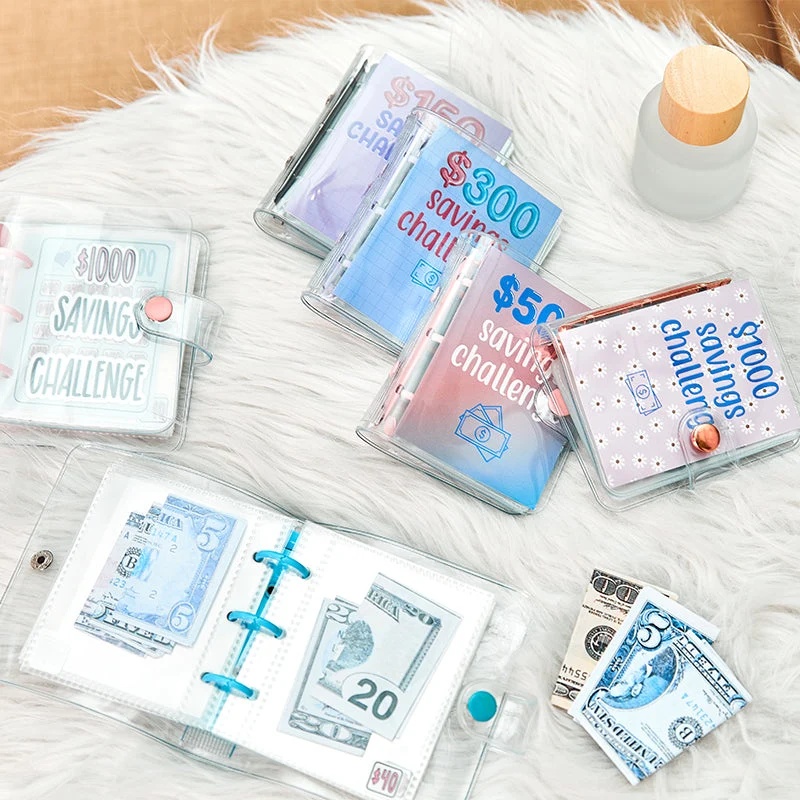 Herbruikbaar Spaarbinder Systeem Budget Planner Vinyl Zakgeld Huishoudboekje Financiële Doelen Organiseren A6 | Sansoti