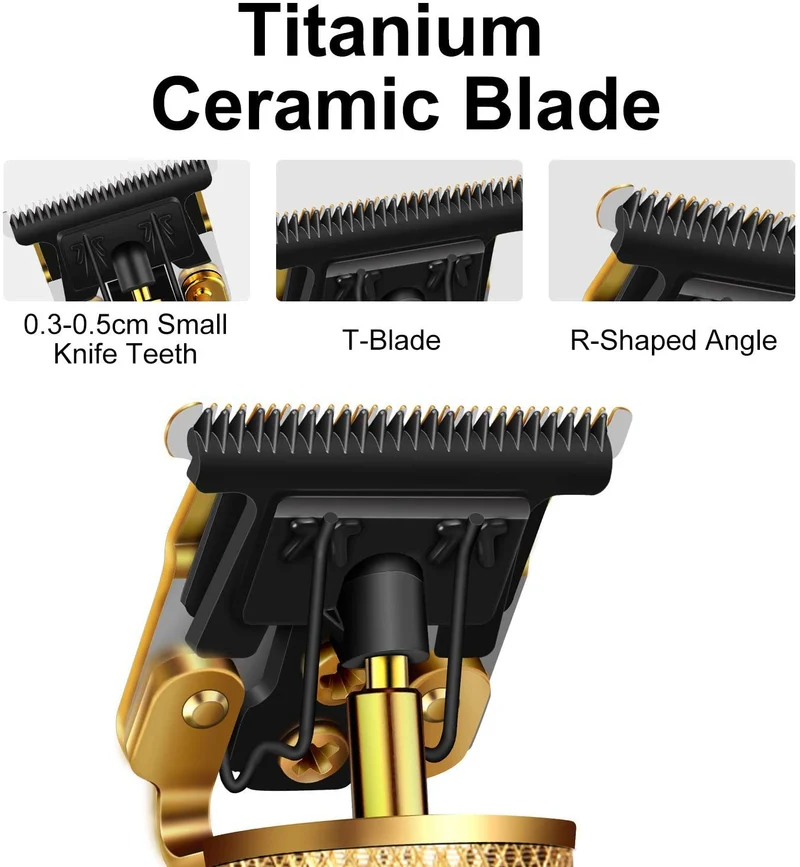 Professionele Oplaadbare Haartrimmer T-Mes Precisie Contouren Baard Haar Lithium Accu USB Oplaadbaar | Sansoti