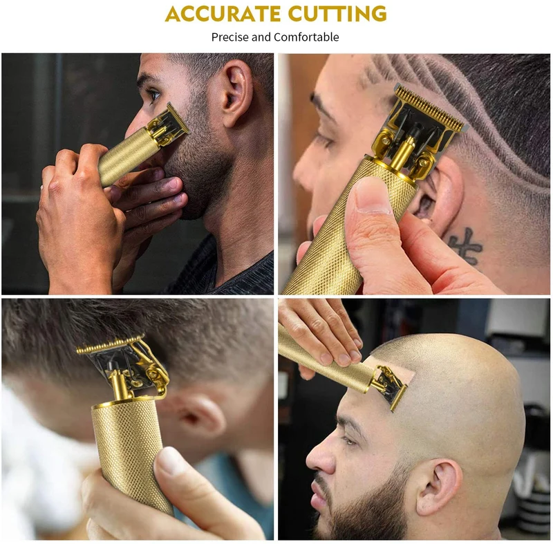 Professionele Oplaadbare Haartrimmer T-Mes Precisie Contouren Baard Haar Lithium Accu USB Oplaadbaar | Sansoti