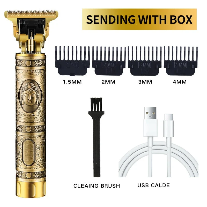 Professionele Oplaadbare Haartrimmer T-Mes Precisie Contouren Baard Haar Lithium Accu USB Oplaadbaar | Sansoti