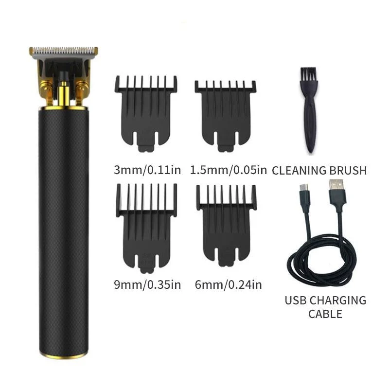 Professionele Oplaadbare Haartrimmer T-Mes Precisie Contouren Baard Haar Lithium Accu USB Oplaadbaar | Sansoti
