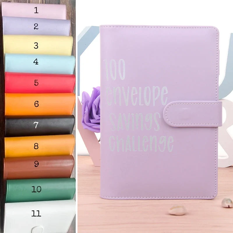 Budgetmap A5 met 100 Enveloppen voor Spaarudaging Geldorganizer Financieel Plannen Contant Geld Budgetteren | Sansoti