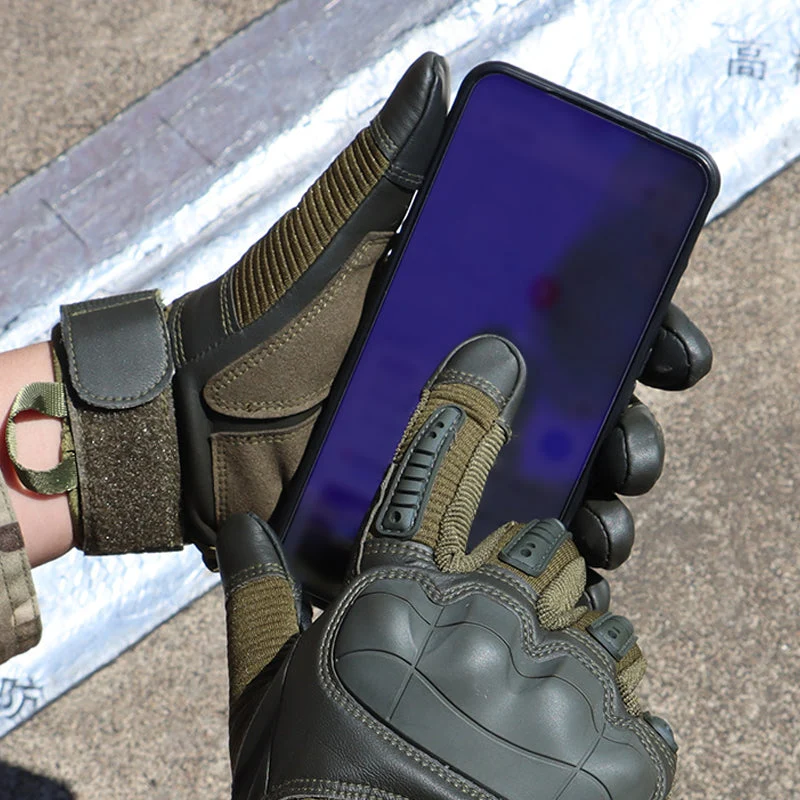 Tactiele Sporthandschoenen Touchscreen Microvezel PU-Leer Antislip voor Outdoor Motor Fietsen Training | Sansoti