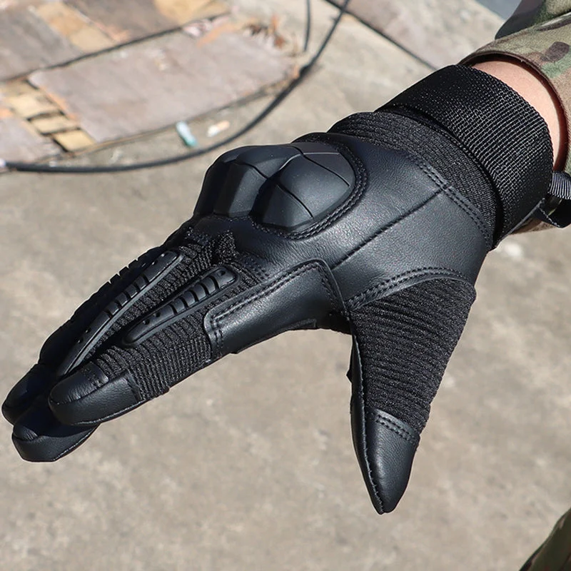 Tactiele Sporthandschoenen Touchscreen Microvezel PU-Leer Antislip voor Outdoor Motor Fietsen Training | Sansoti