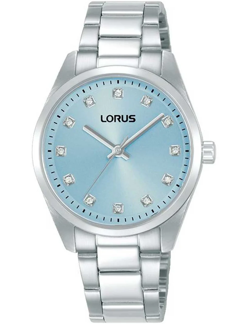 Lorus RG323XX9 Damenuhr Fashion Hellblau • Mineralglas • Edelstahlarmband