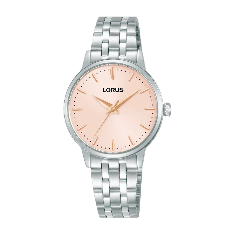 Lorus RG319XX9 Damenuhr Fashion Rosa • Mineralglas • Edelstahlarmband