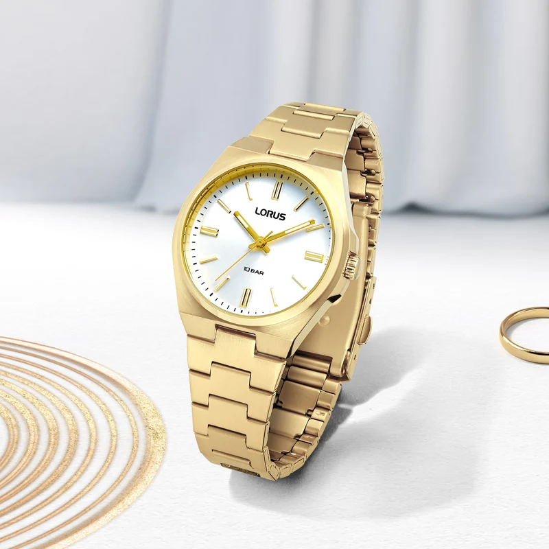 Lorus Classic RG312XX9 Damen Armbanduhr • Mineralglas • Edelstahlarmband