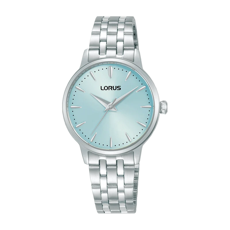 Lorus RG313XX9 Damenuhr Fashion Hellblau • Mineralglas • Edelstahlarmband