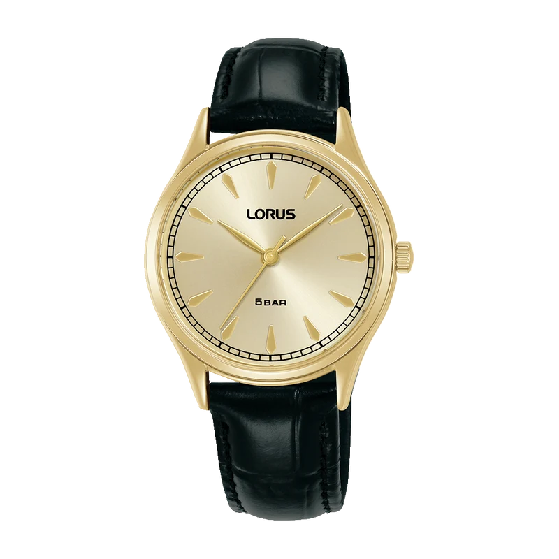 Lorus Classic RG298YX9 Damen Armbanduhr Schwarz • Mineralglas • Quarzwerk