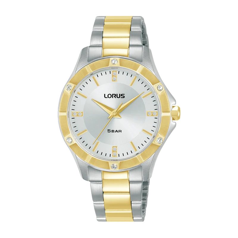 Lorus Classic RG280XX9 Damenuhr Weiß • Mineralglas • Edelstahlarmband