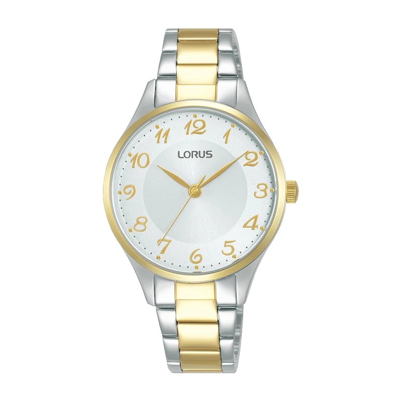Lorus RG270VX9 Damenuhr Weiß • Mineralglas • Edelstahlarmband