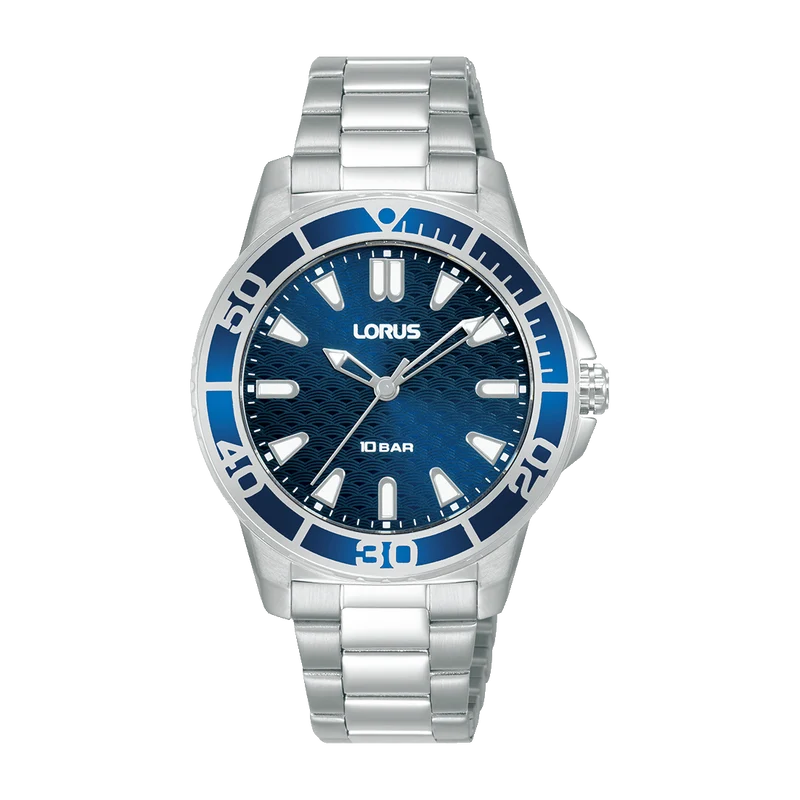 Lorus RG249VX9 Sport Damenuhr Dunkelblau • Mineralglas • 10 ATM