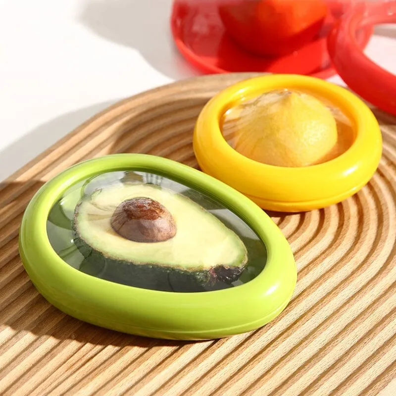 Herbruikbare Voedselbewaardozen met Folie Afsluiting Set 4 Stuks voor Verse Groente Fruit en Restjes Keuken | Sansoti