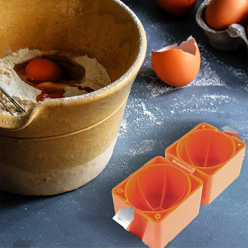 Handige Eiersnijder voor Perfecte Eieren - Compacte Keukenhelper - ABS Kunststof - Wit - Eenvoudig Snijden | Sansoti
