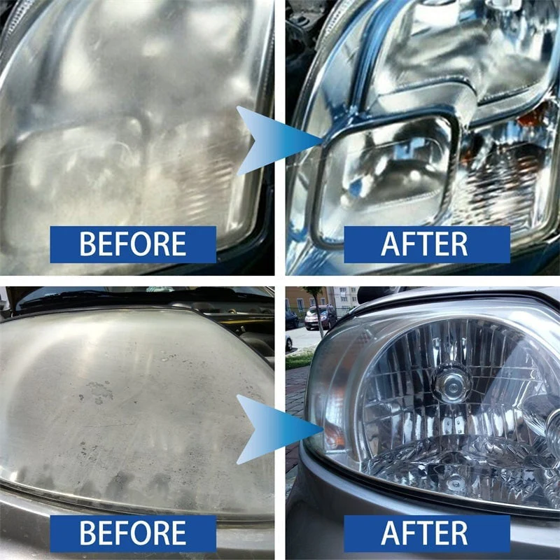 Koplamp Restauratie Set 20ml Herstelvloeistof met Spons voor Autolampen UV Bescherming Hydrofobe Coating | Sansoti